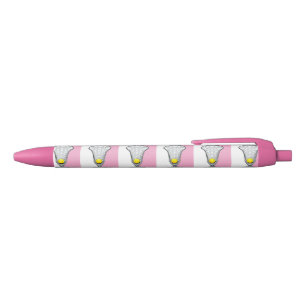 Caneta Preta Esportes de Lacrosse Rosa