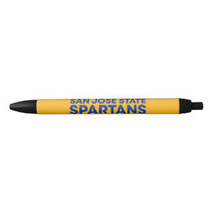 Caneta Preta Estado Spartans Wordmark de San Jose