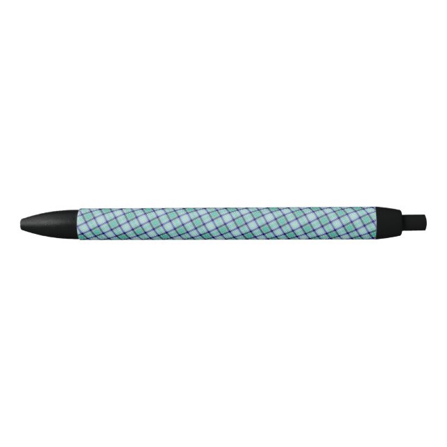 Caneta Preta Estilo Chake Azul Rústico Simples (Frente)