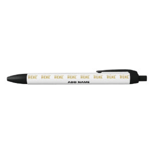 CANETA PRETA ESTILO MODERNO PERSONALIZÁVEL BRANCO VERIFICADO MA