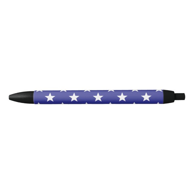 Caneta Preta Estrela Patriótica Simples (Frente)