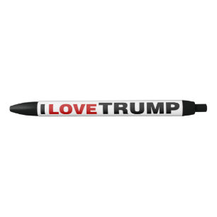 Caneta Preta Eu Adoro Trump