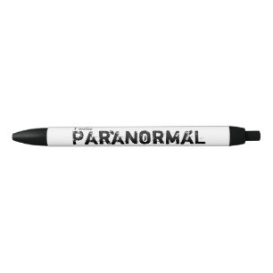 Caneta Preta Eu escrevo paranormal, fantasmas