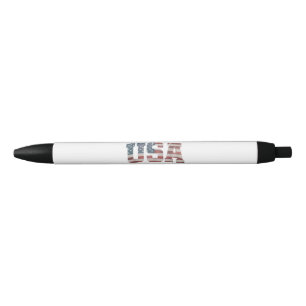 Caneta Preta EUA Bandeira Patriótica 4 de julho América