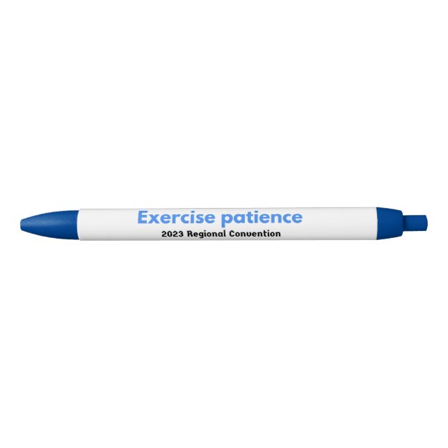 Caneta Preta Exercise patience pen  (Frente)