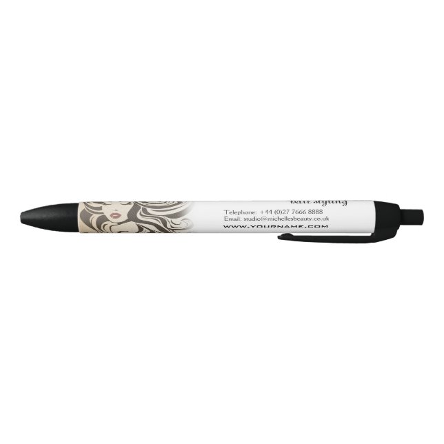 Caneta Preta Extensões Hair Do Estilo De Cabelo De Onda Chic Se (Parte Inferior)