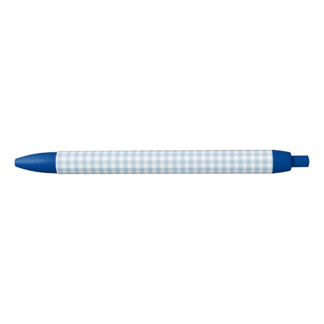 Caneta Preta F & L Blue Gingham (Frente)