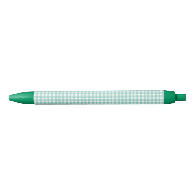 Caneta Preta F & L Green Gingham (Frente)