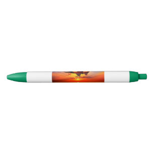 Caneta Preta Falcão F-16 de combate