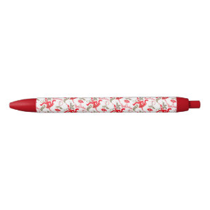 Caneta Preta Falln Vintage - Velas de Natal Feliz