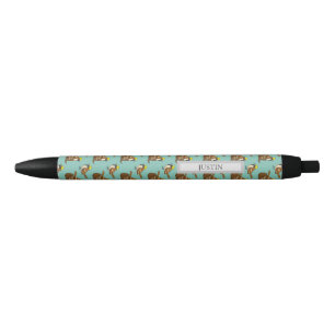 Caneta Preta Felz pascoa de Ovos de Chocolate Sparrow Persona