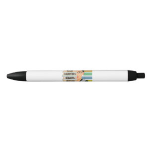 Caneta Preta Feminista Ruth Bader Ginsburg RBG - Garota de cita