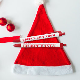 Caneta Preta Feriado de Presente Útil para Papais noeis Secreto