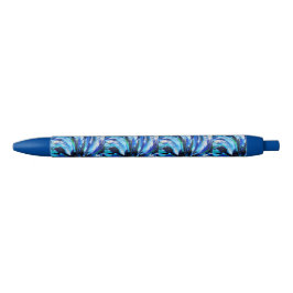 Caneta Preta Fleur bleue
