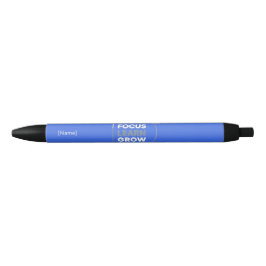 Caneta Preta Focus Learn Grow / Motivación y Éxito Escolar