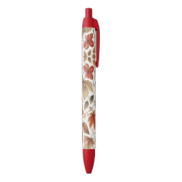 Caneta Preta Folhas caindo