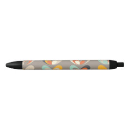 Caneta Preta Formas Geométricas Coloridas Retrô – Estética Mode