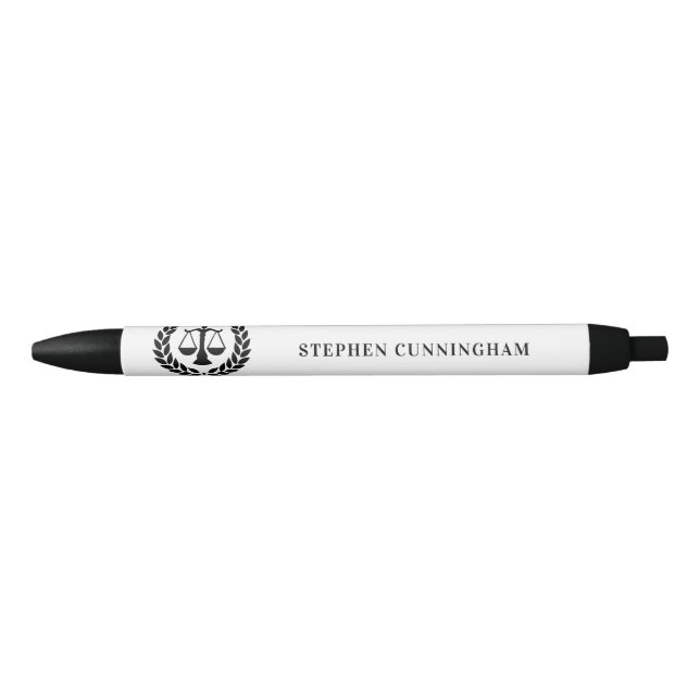 Caneta Preta Formatação Personalizada da Escola de Direito Mode (Frente)