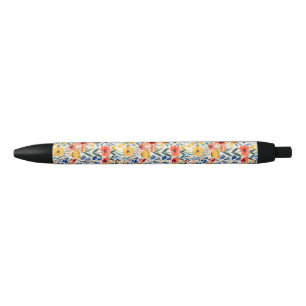Caneta Preta Fundo de Primavera de aquarelas - 99034