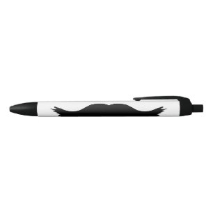 Caneta Preta Furry Black Mustache
