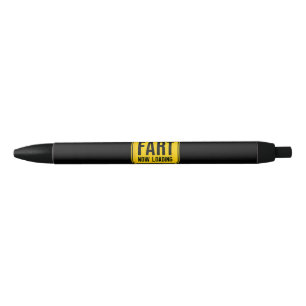 Caneta Preta Gag Engraçado