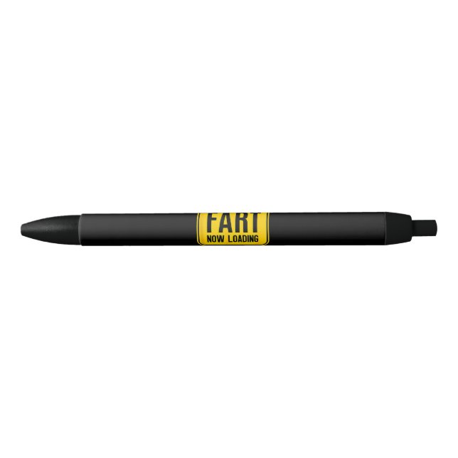 Caneta Preta Gag Engraçado (Frente)