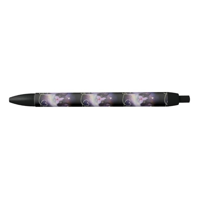 Caneta Preta Galaxy Lovely Cat (Frente)