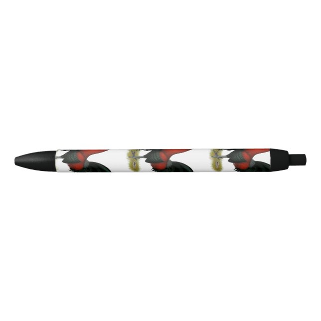 Caneta Preta Galo Vermelho Preto BB Jogo Americano (Frente)