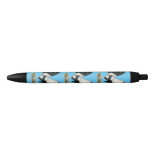 Caneta Preta Gamecock prateado