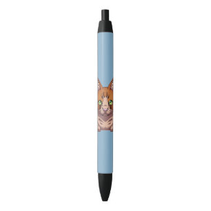 Caneta Preta Gato Cinto