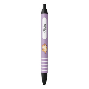 Caneta Preta Gato Laranja Dançante de Cartoon, Personalizado, R