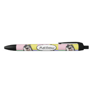 Caneta Preta Gato Tuxedo Pastel Gatos Fofos Arte Nome Meninos