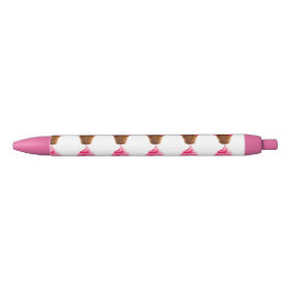 Caneta Preta Gelatini Ice Cream Pen