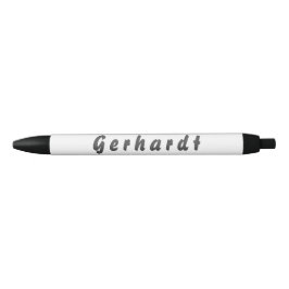 Caneta Preta Gerhardt Kugelschreiber