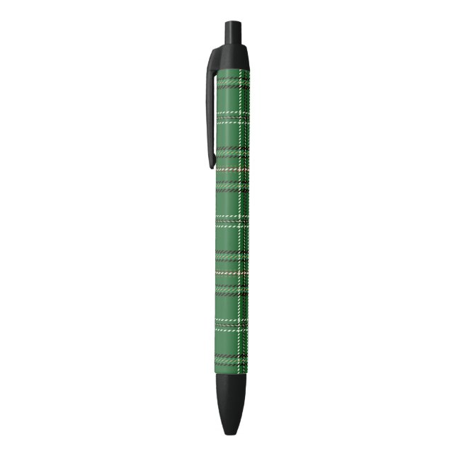 Caneta Preta Green Tartan (Topo (Vertical))