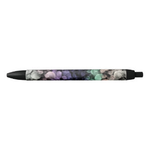 Caneta Preta Groovy Boho Bolhas Eclectic Uingender Prim Flag