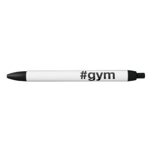 Caneta Preta GYM Hashtag