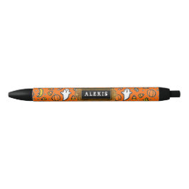 Caneta Preta Halloween Personalizado
