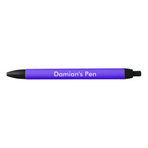 Caneta Preta Han Purple Personalizado