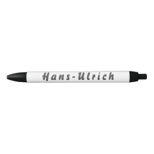 Caneta Preta Hans-Ulrich Kugelschreiber