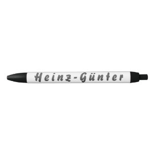 Caneta Preta Heinz-Günter Kugelschreiber