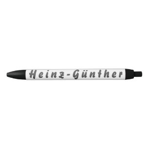 Caneta Preta Heinz-Günther Kugelschreiber