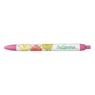 Caneta Preta Ilustração de desenho animado de tomate de cerej