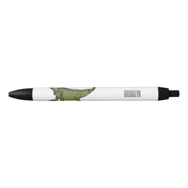 Caneta Preta Imagem do desenho de Iguana (Frente)