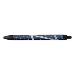 Caneta Preta Imagem engraçada de um painel de energia solar