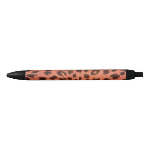 CANETA PRETA IMPRESSÃO ANIMAL DE TINTA