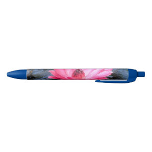 Caneta Preta Incrível Lily com Vermelho rosa púrpura verde