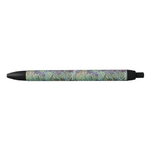 Caneta Preta Íris de Van Gogh Pintura Impressionista
