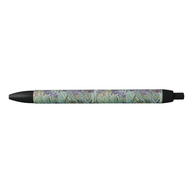 Caneta Preta Íris de Van Gogh Pintura Impressionista (Frente)