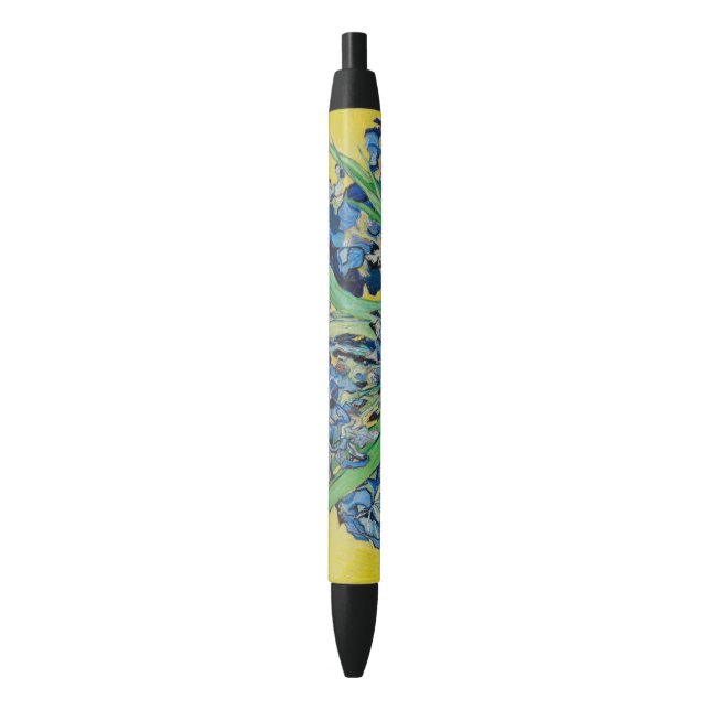 Caneta Preta Irises Vincent van Gogh (Frente Vertical)
